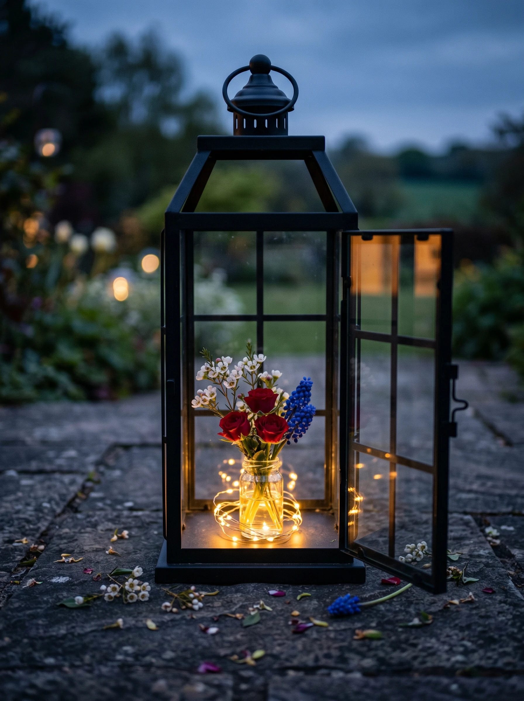 Lantern With Fairy Lights