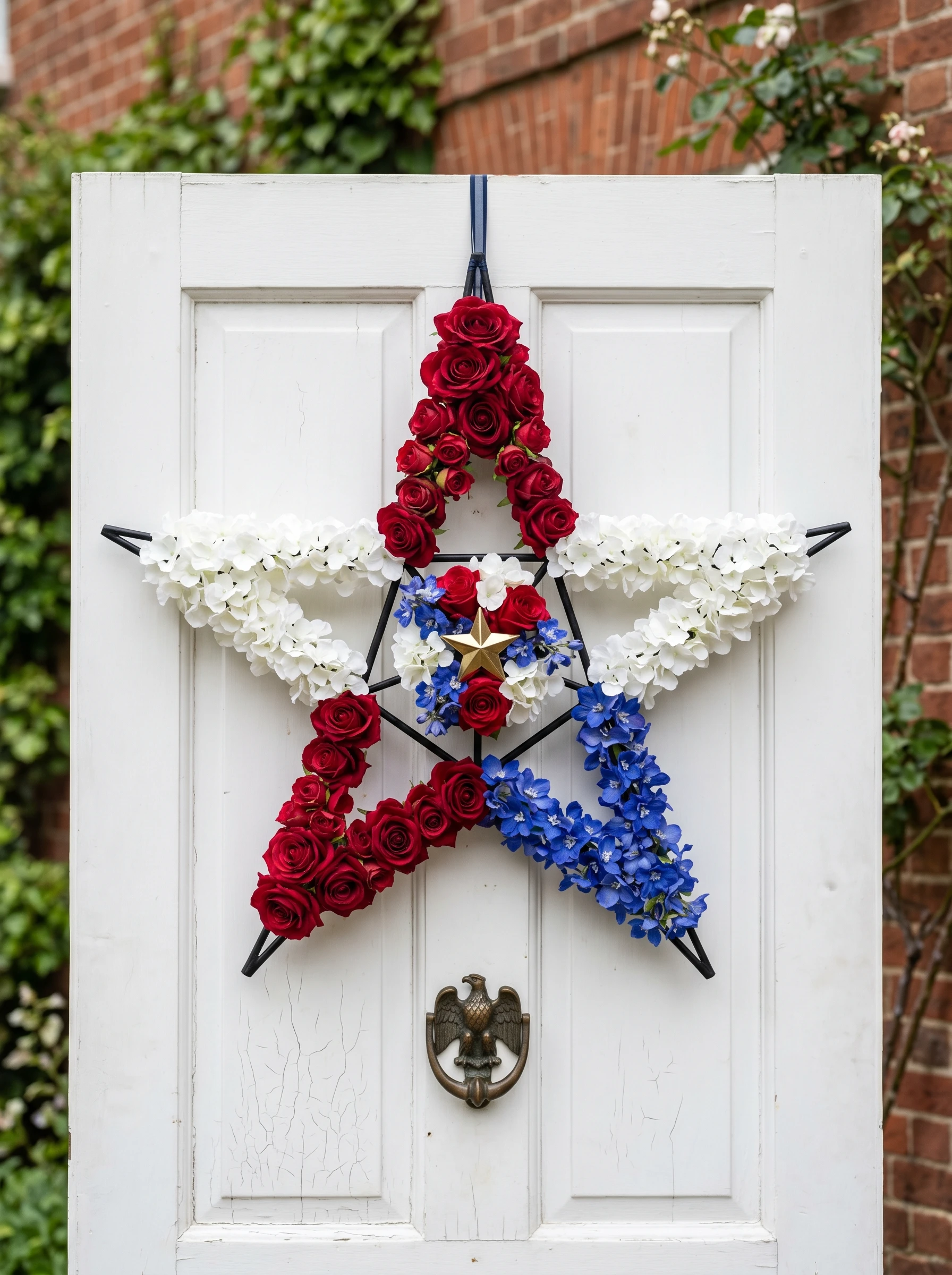 Flower Star Wreath Frame