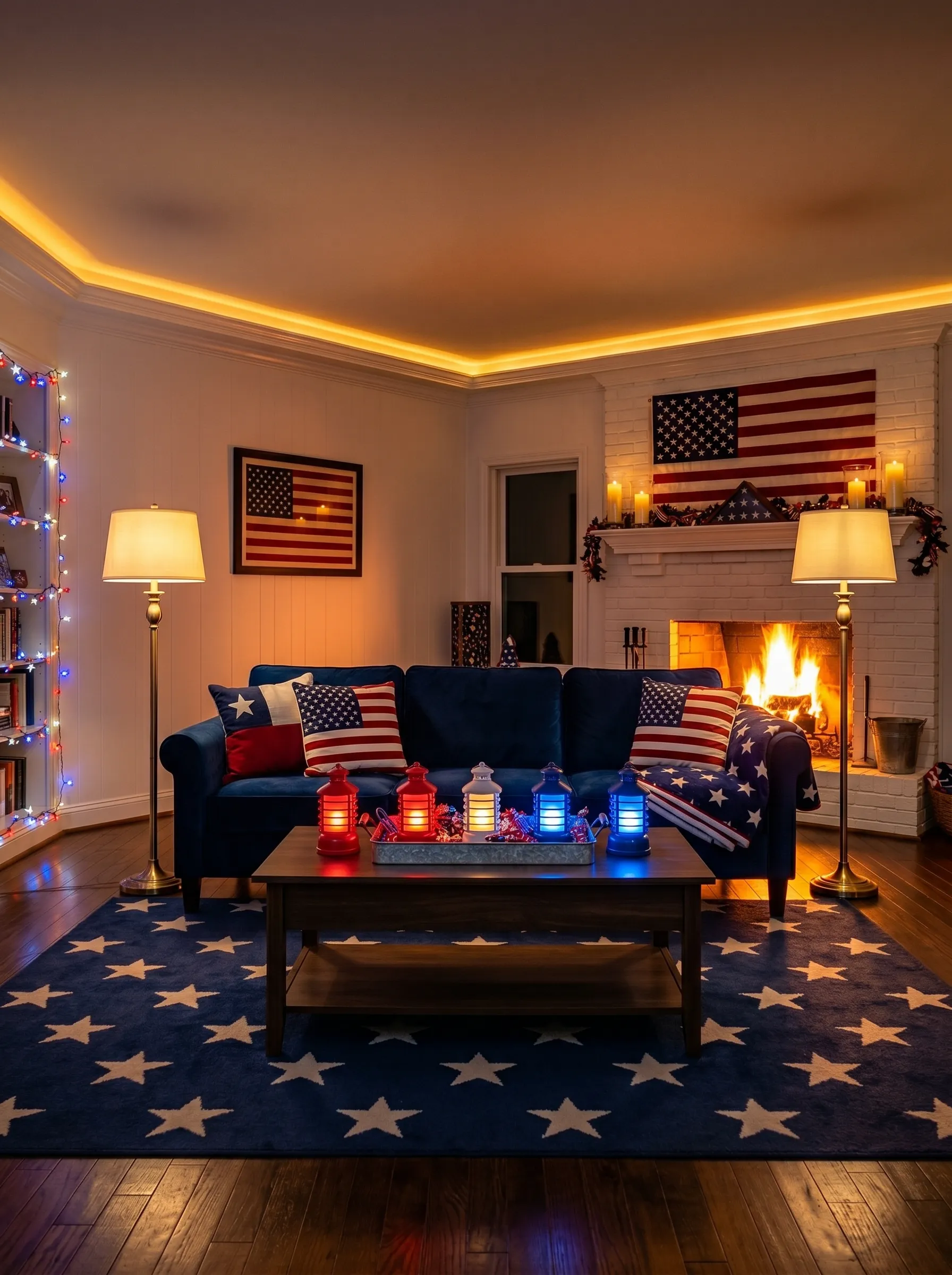 The Evening Living Room That Uses Light as a Design Layer