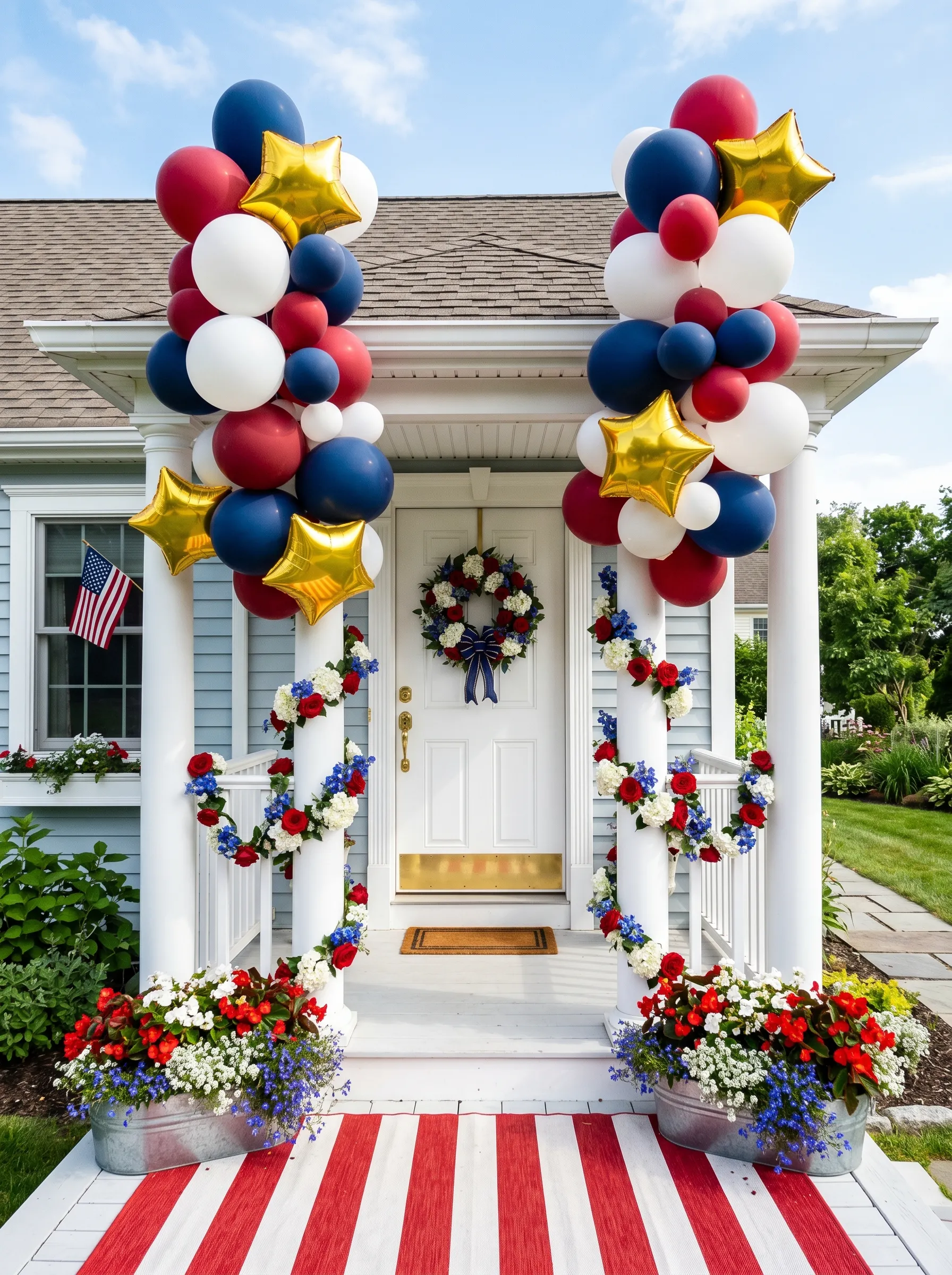 The Balloon Arch Porch Built for a Party