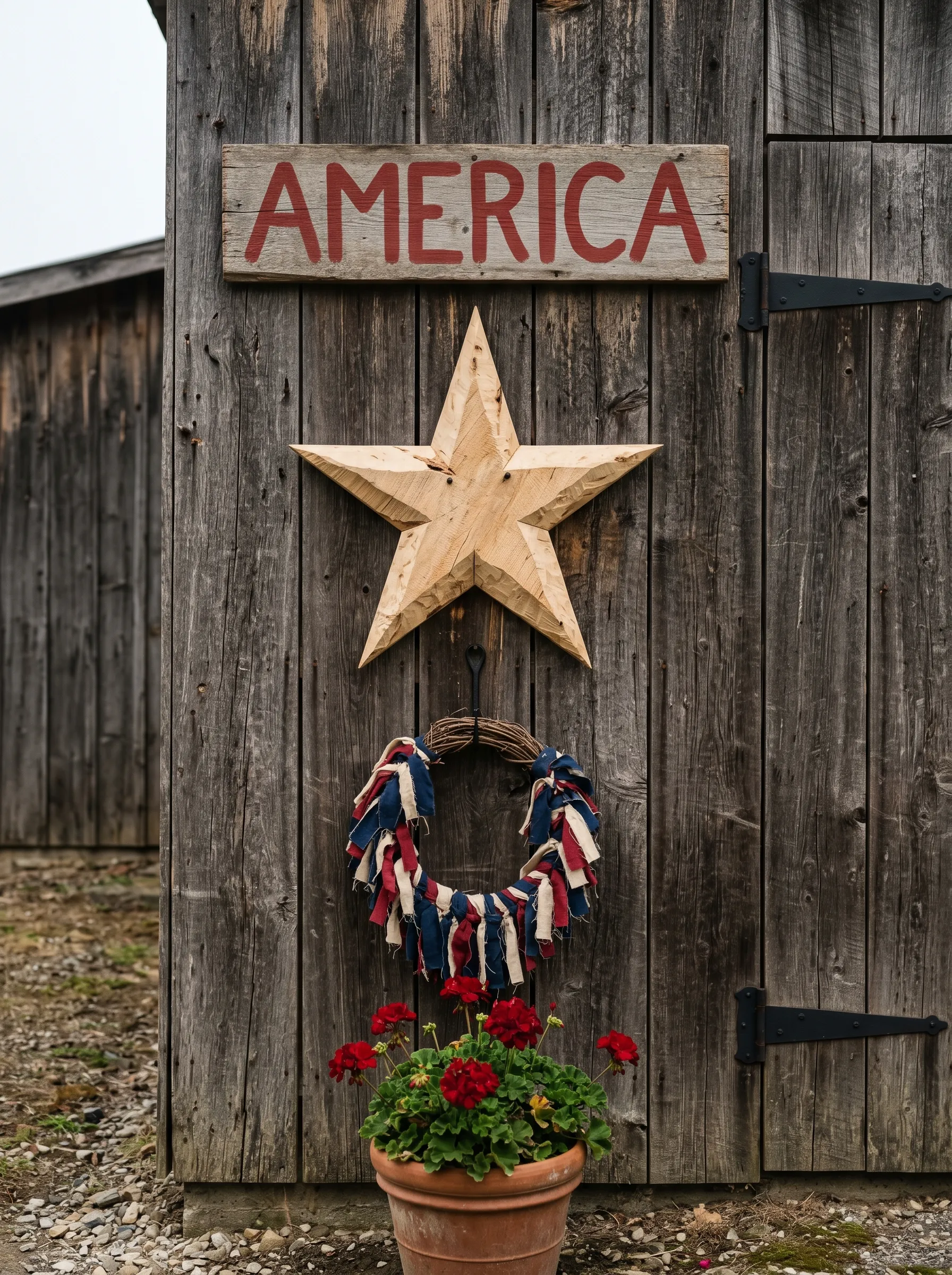 The Barn Door That Needs Only Three Pieces