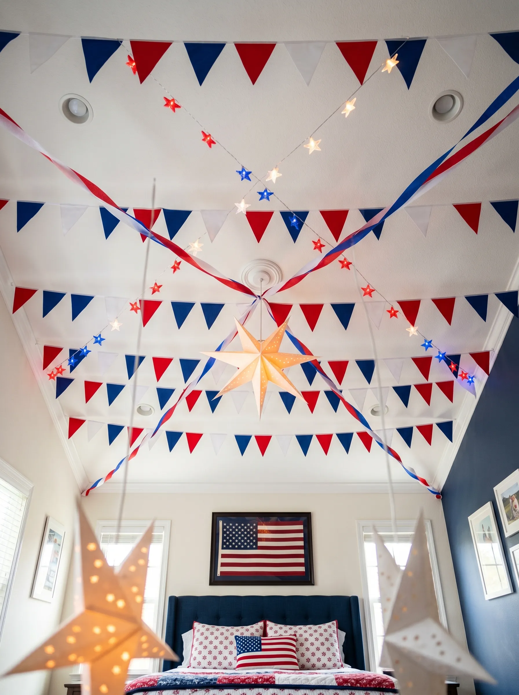 Patriotic Ceiling Party Room