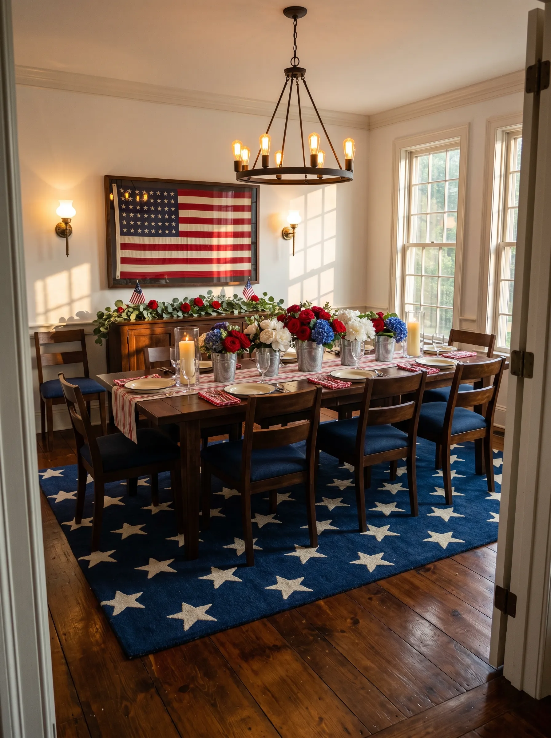 The Grand Flag Room That Built the House Around It