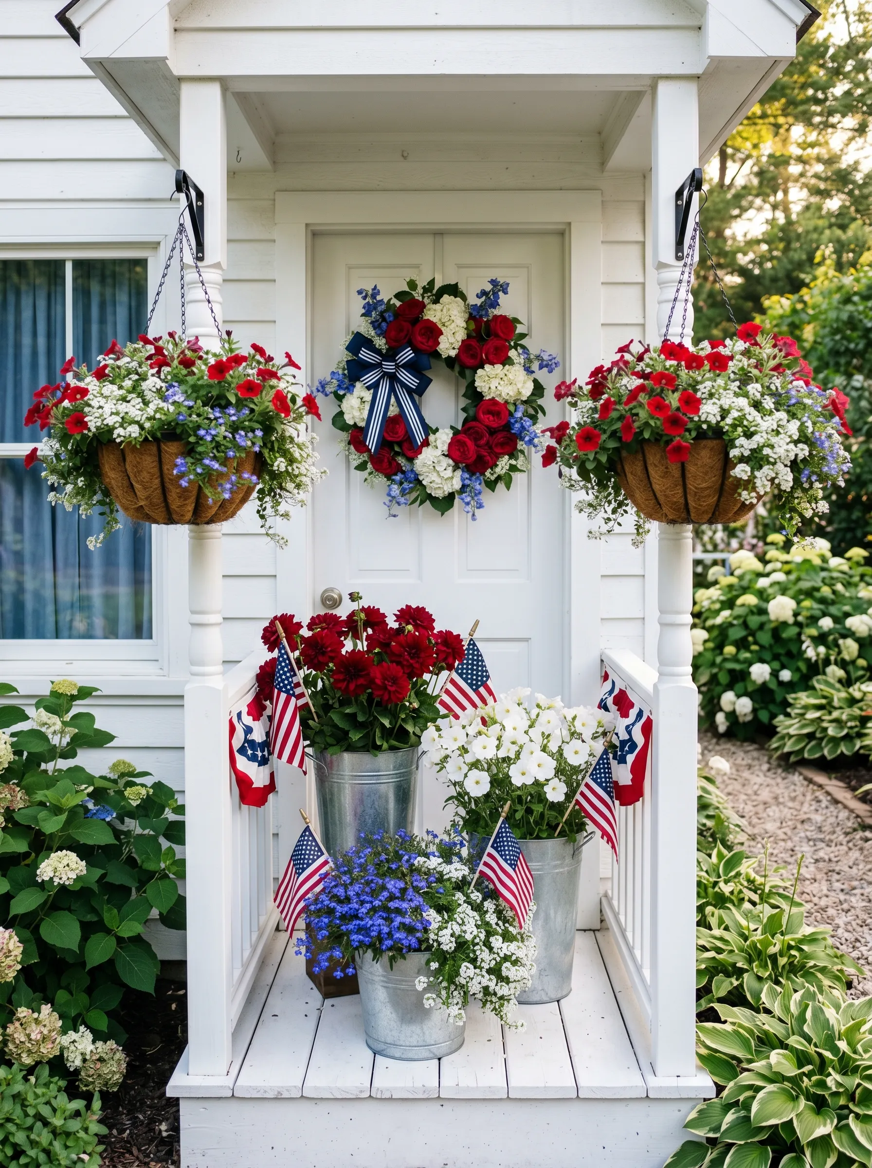 The Hanging Basket Porch That Stacked Every Level