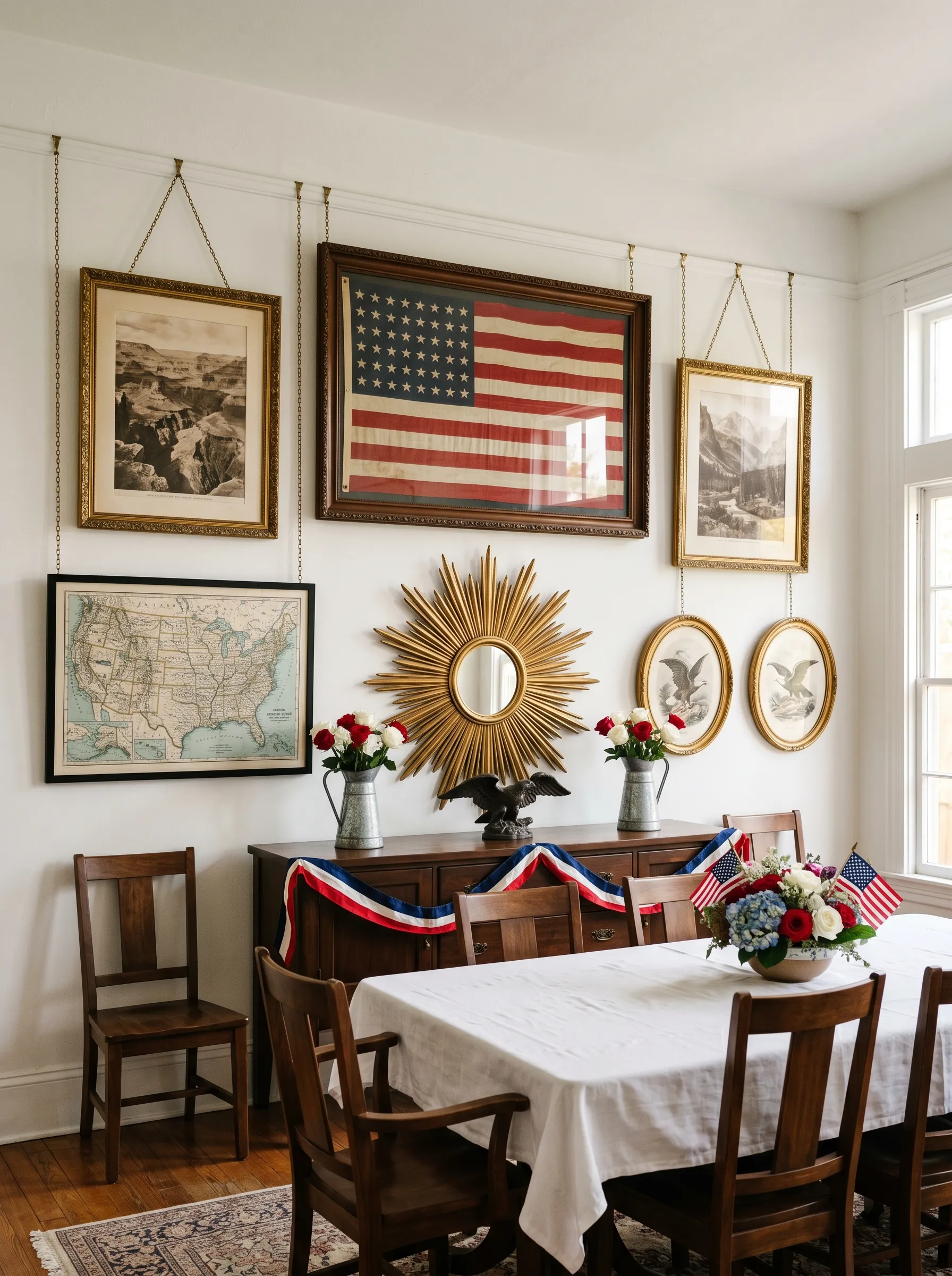 The Gallery Wall Room That Curated Patriotism Like Art