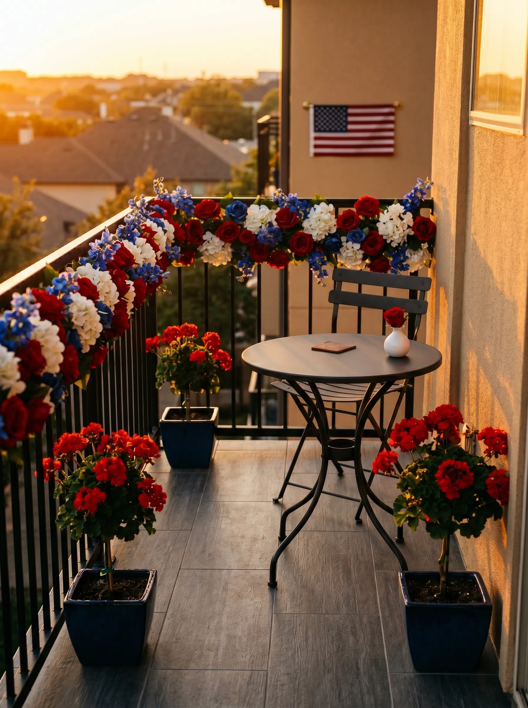 The Sunset Bistro Balcony That Treated the Railing Like a Trellis