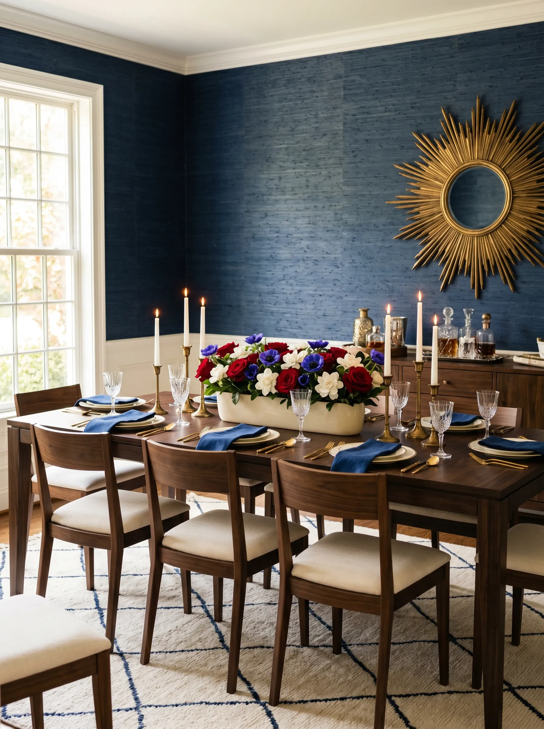 The Warm Confident Room That Made Navy the Main Character