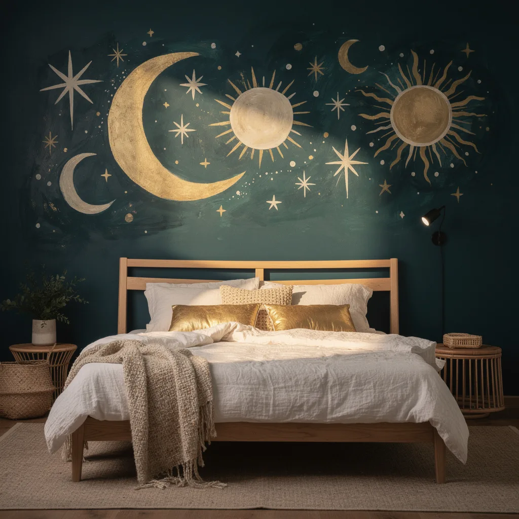 Celestial Bedroom Mural