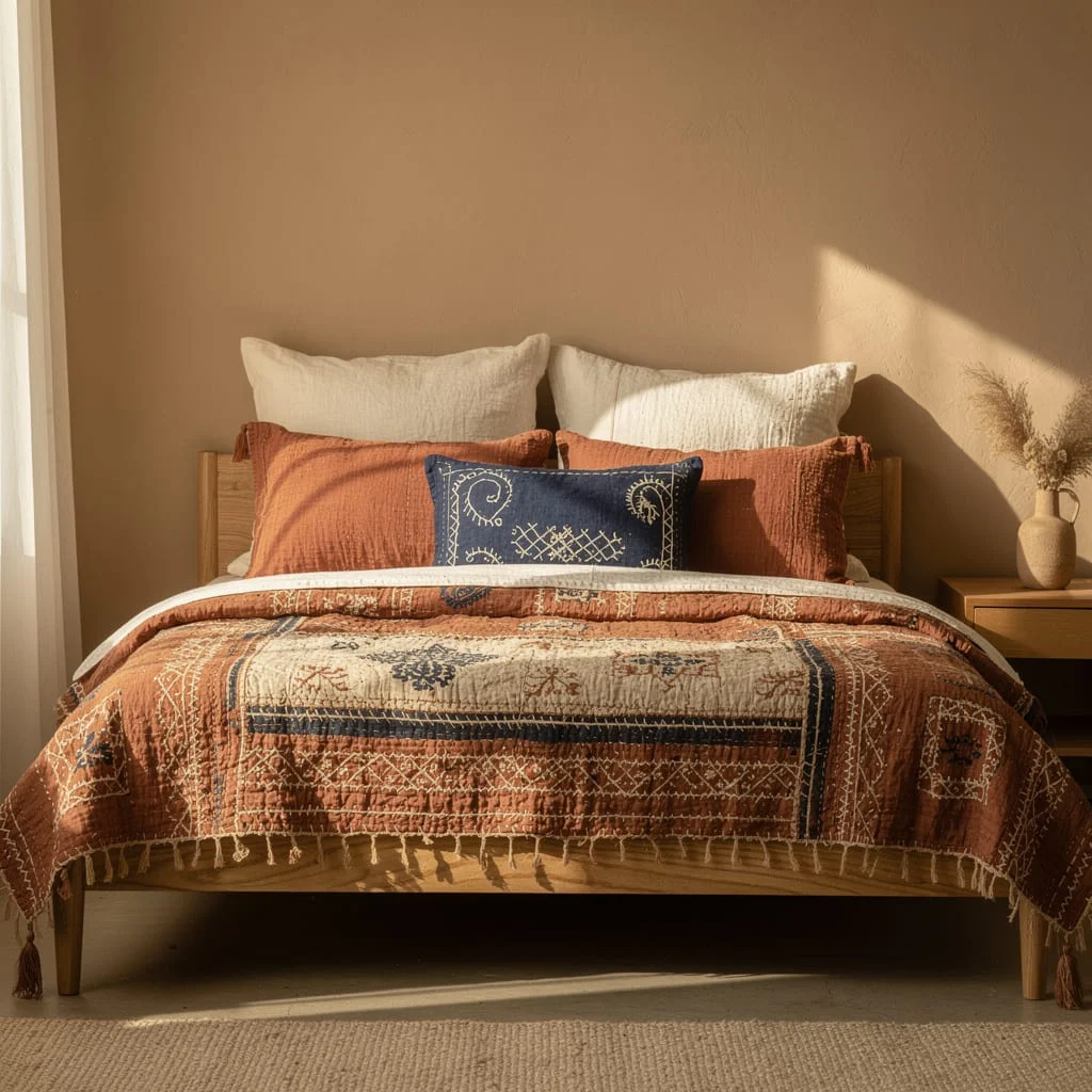 The Kantha Quilt Bedroom