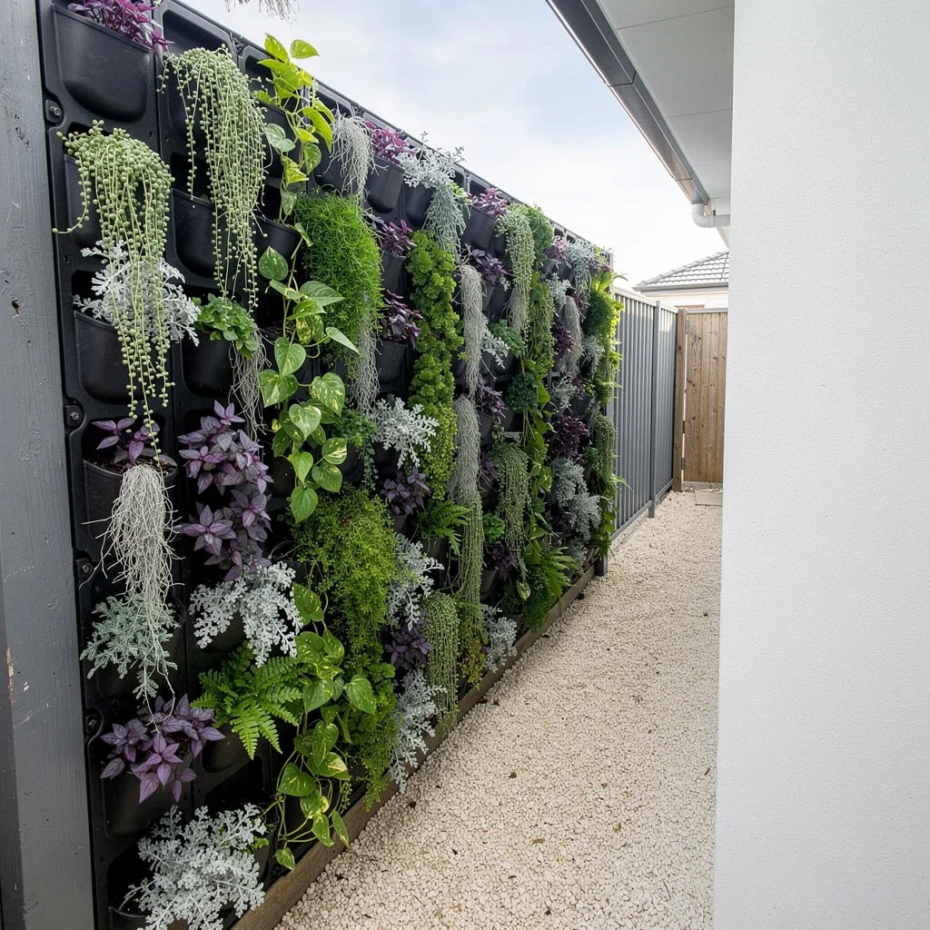 The Living Wall Side Yard That Stops Traffic