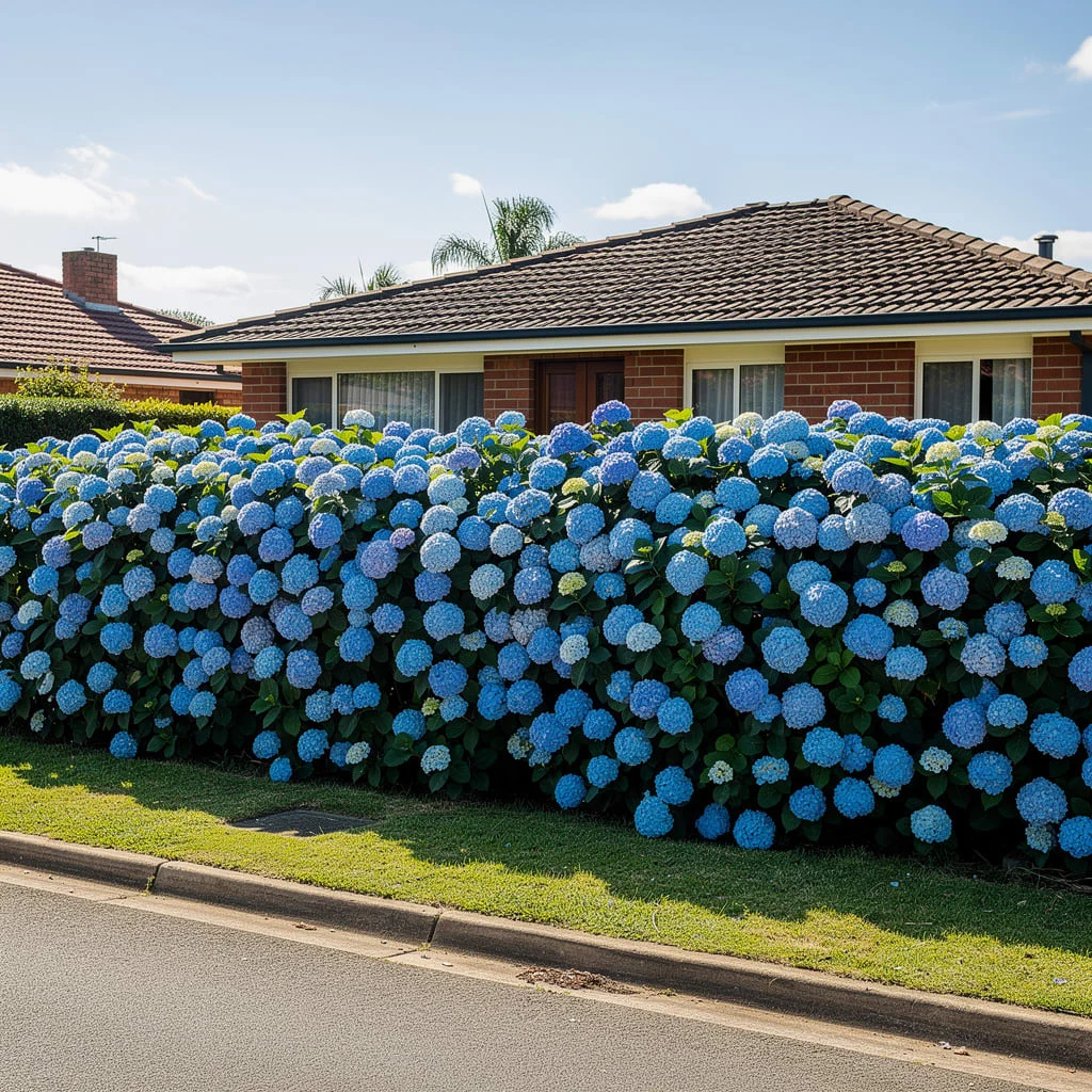 The Hydrangea Hedge