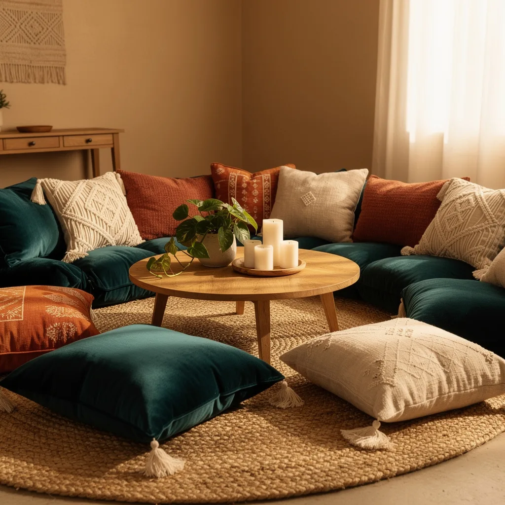 The Boho Floor Seating Room