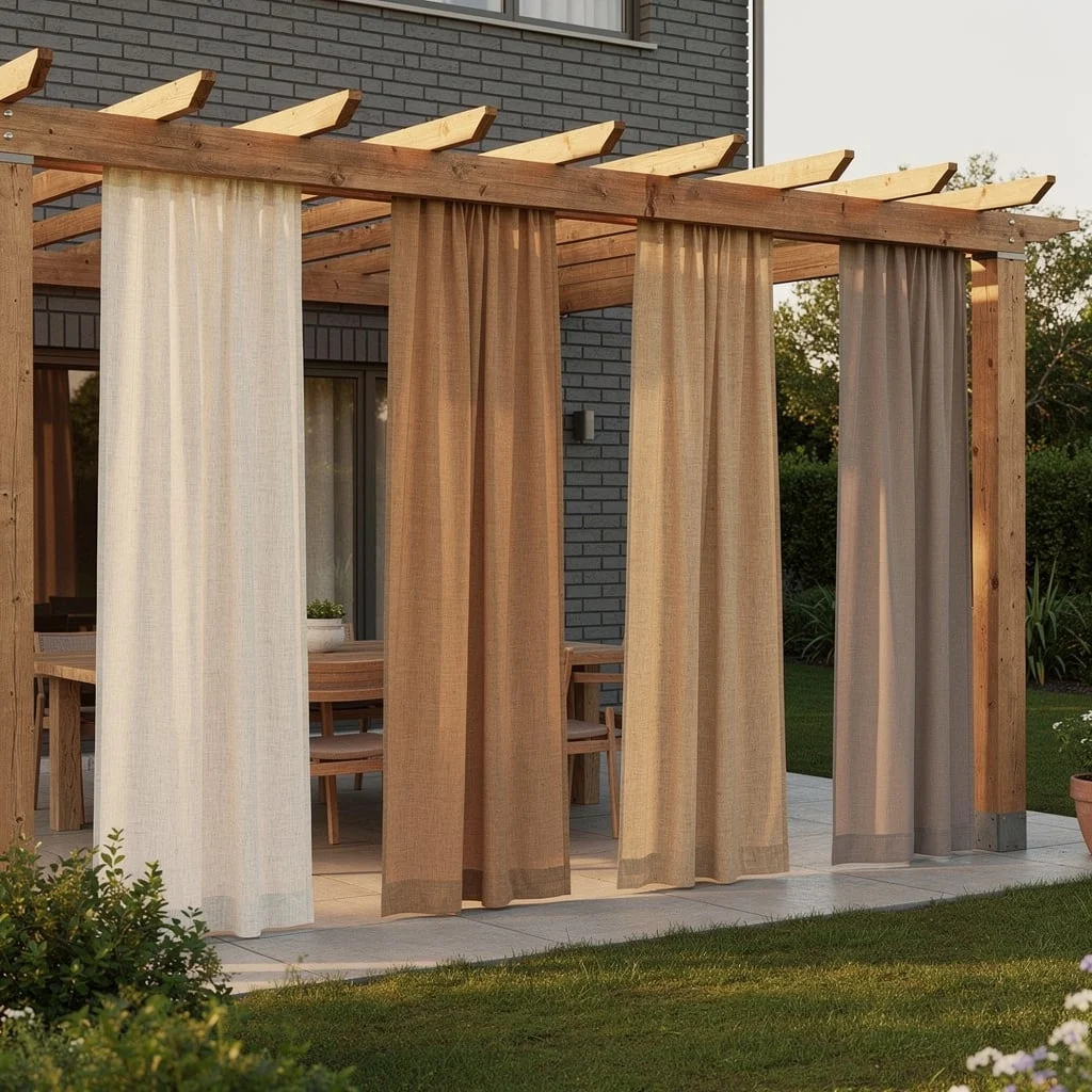 Mixed Neutral Linen Panels