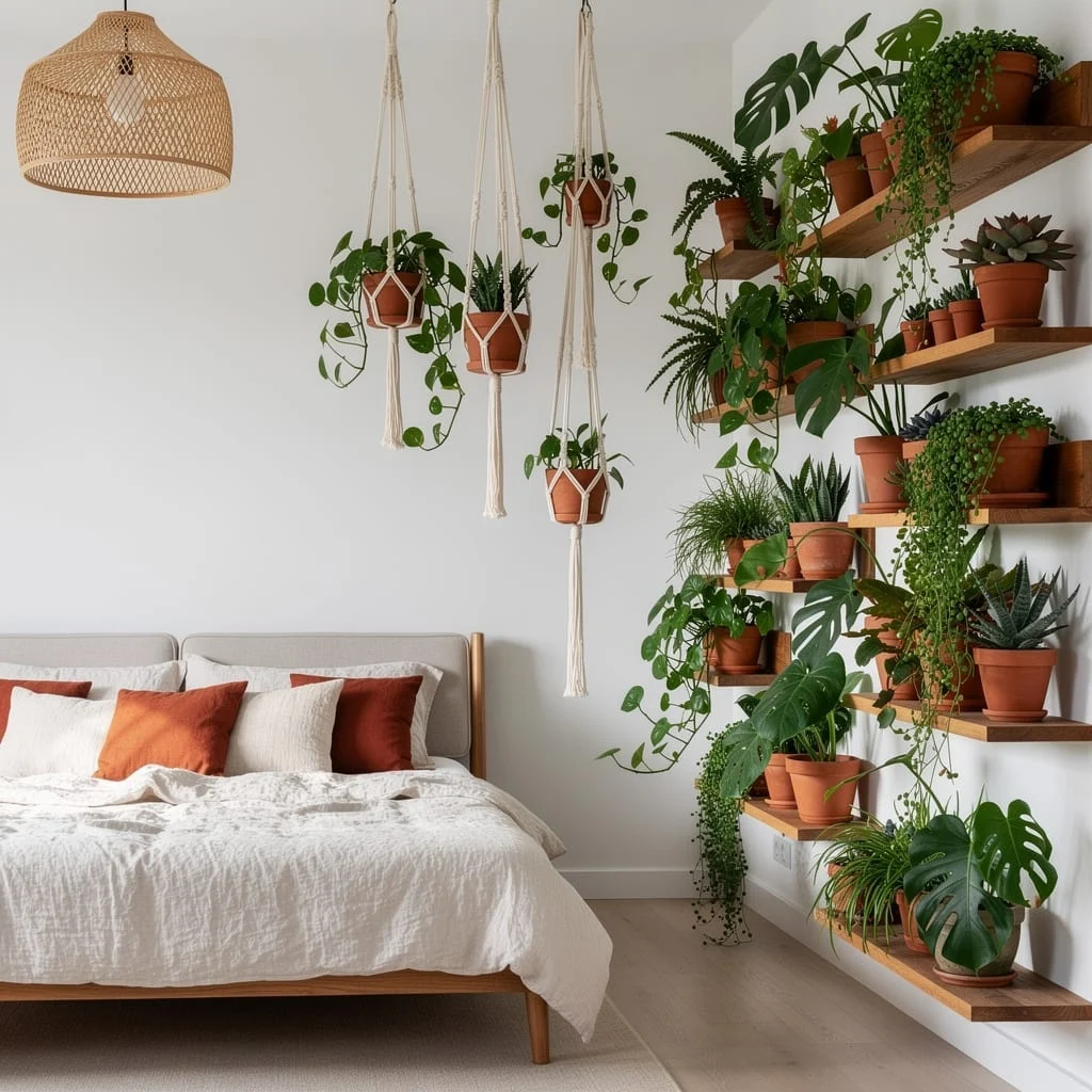 The Living Plant Wall Bedroom