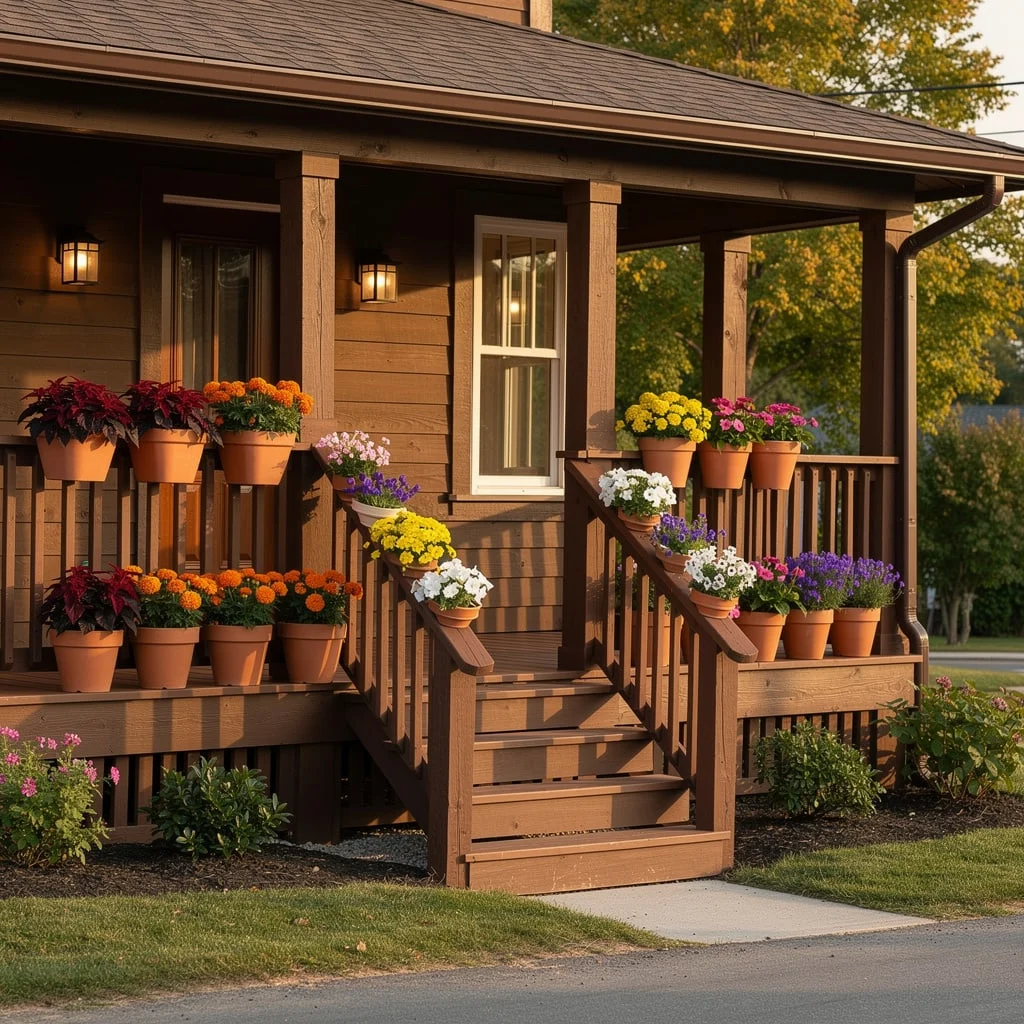 Cabin Railing Terracotta Line