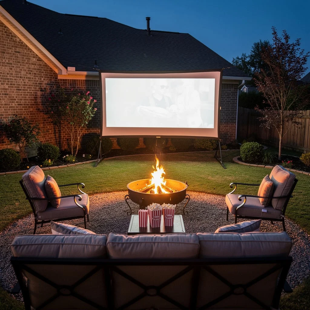 Fire Pit And Outdoor Cinema