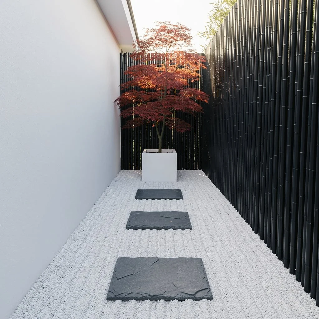 Slate and Japanese Maple