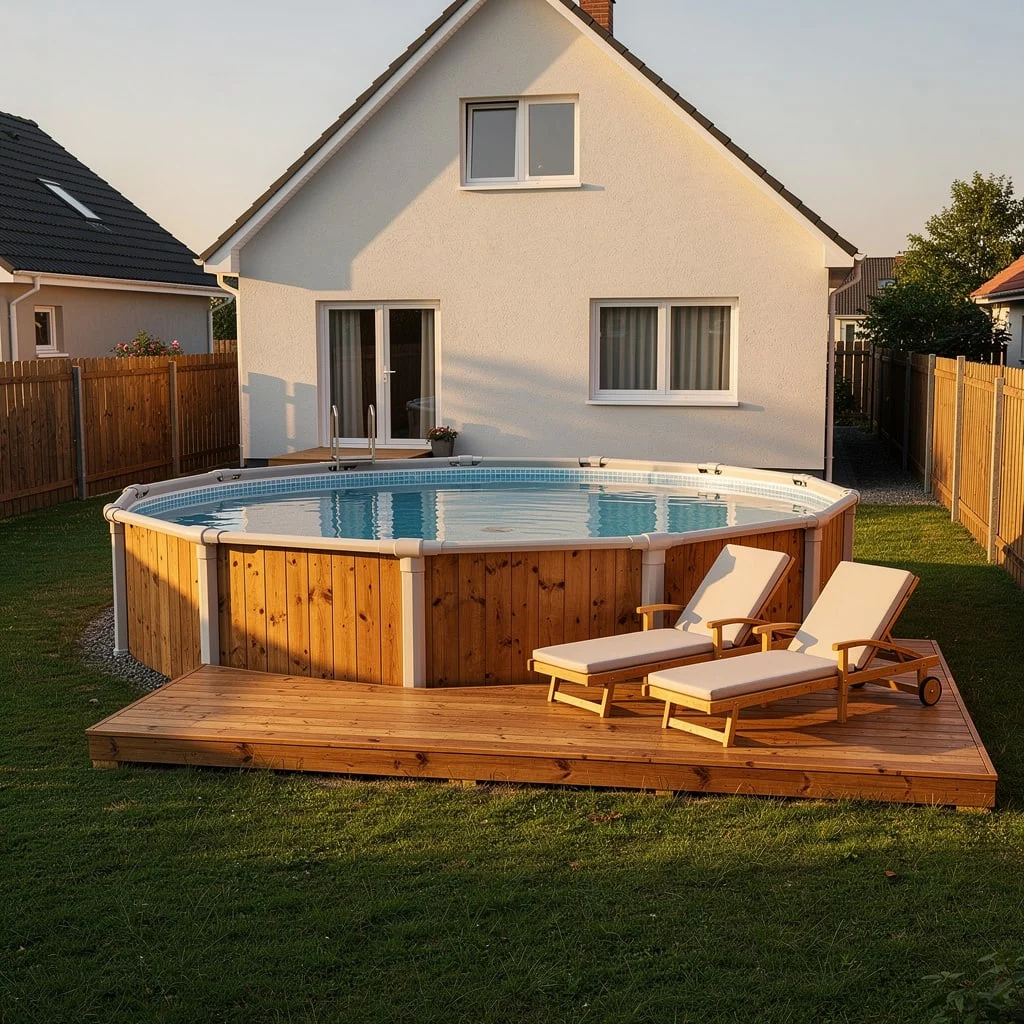 The Above-Ground Oval With the Timber Cladding