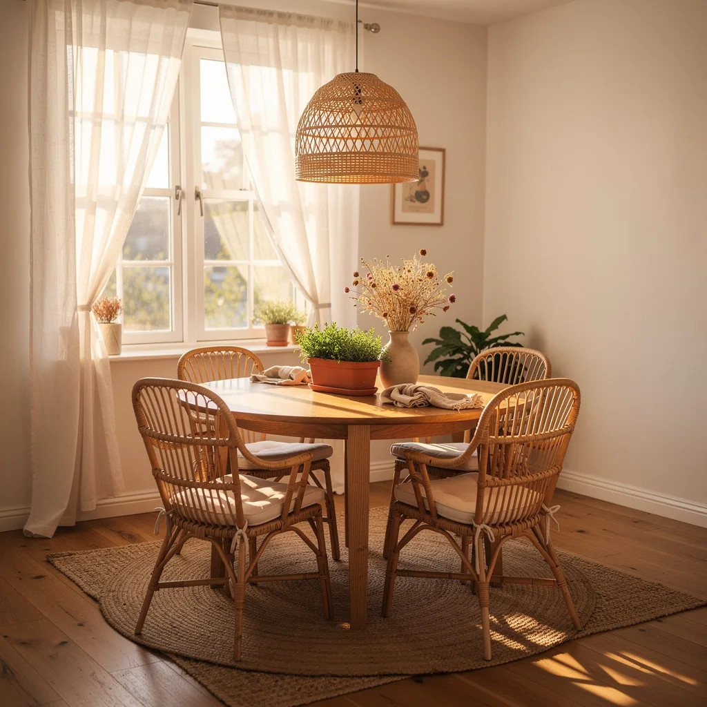The Rattan Dining Corner