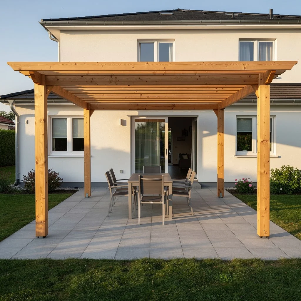 The Modern Flat-Roof Pergola