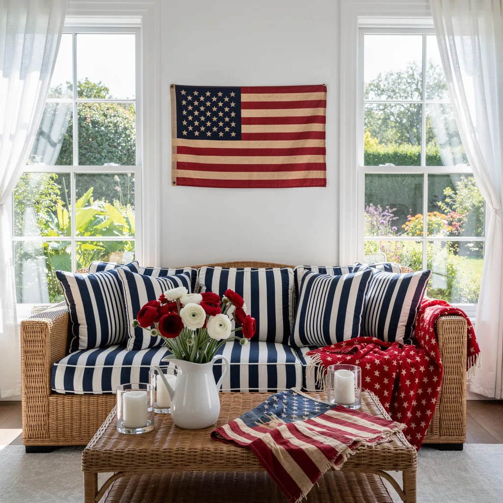 Wicker Living Room Set
