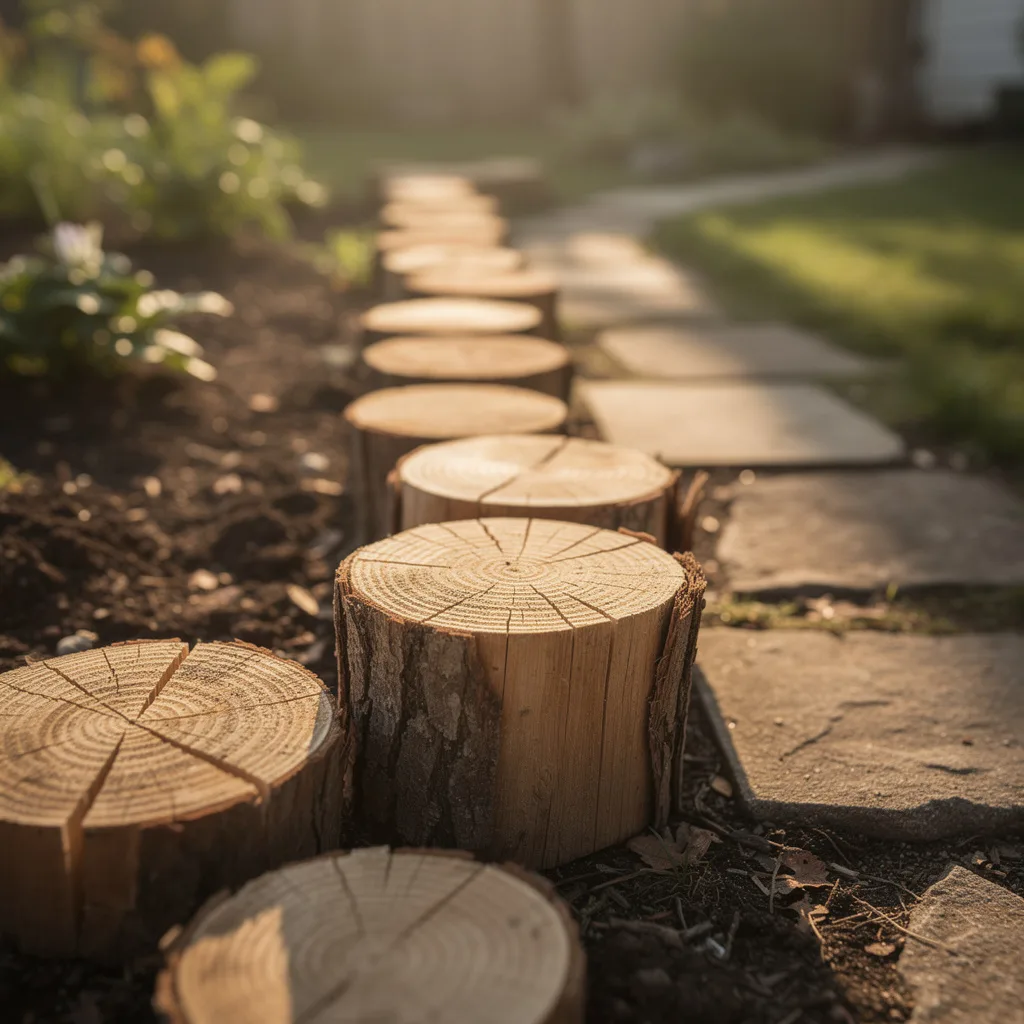 Log Round Border