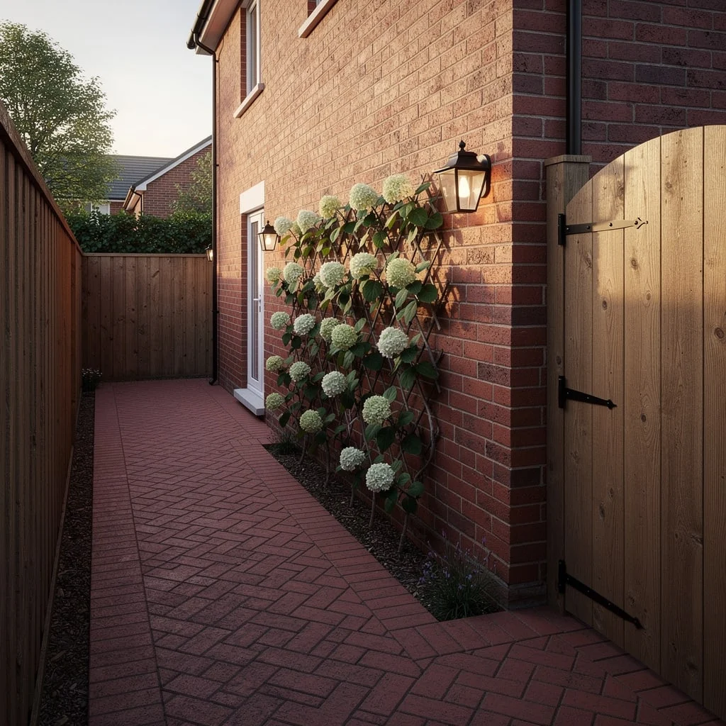 The Monochrome Modern Side Yard Built on Commitment to Black