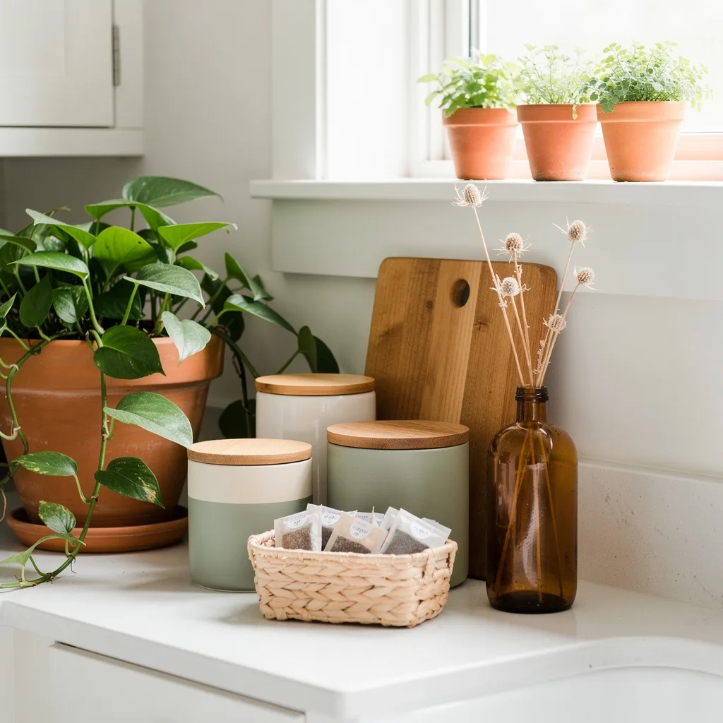 The Herb and Canister Corner