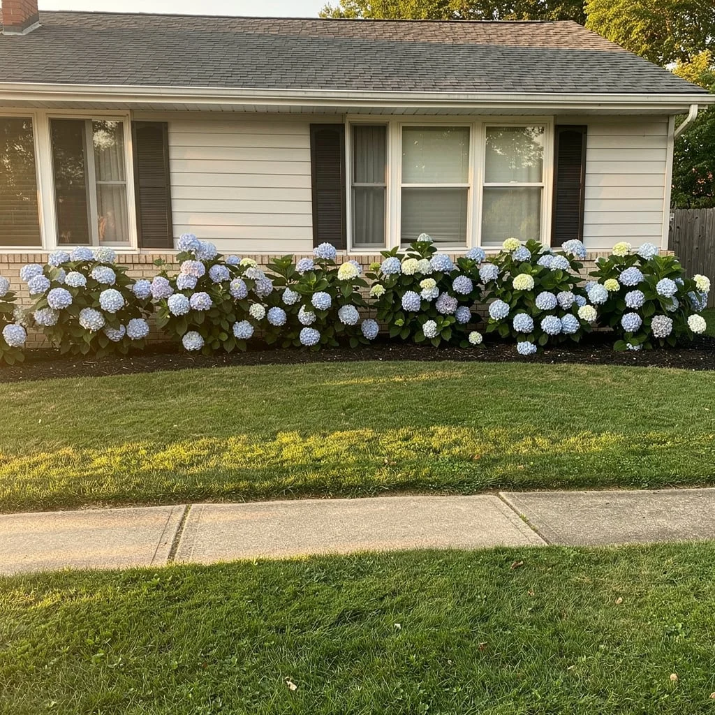 The Hydrangea Wall That Pretends It Wasn't Planted on Purpose