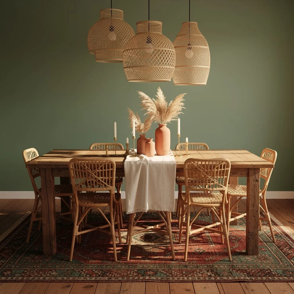 The Sage Green Dining Room