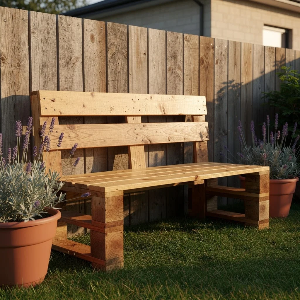 The Pallet Garden Bench