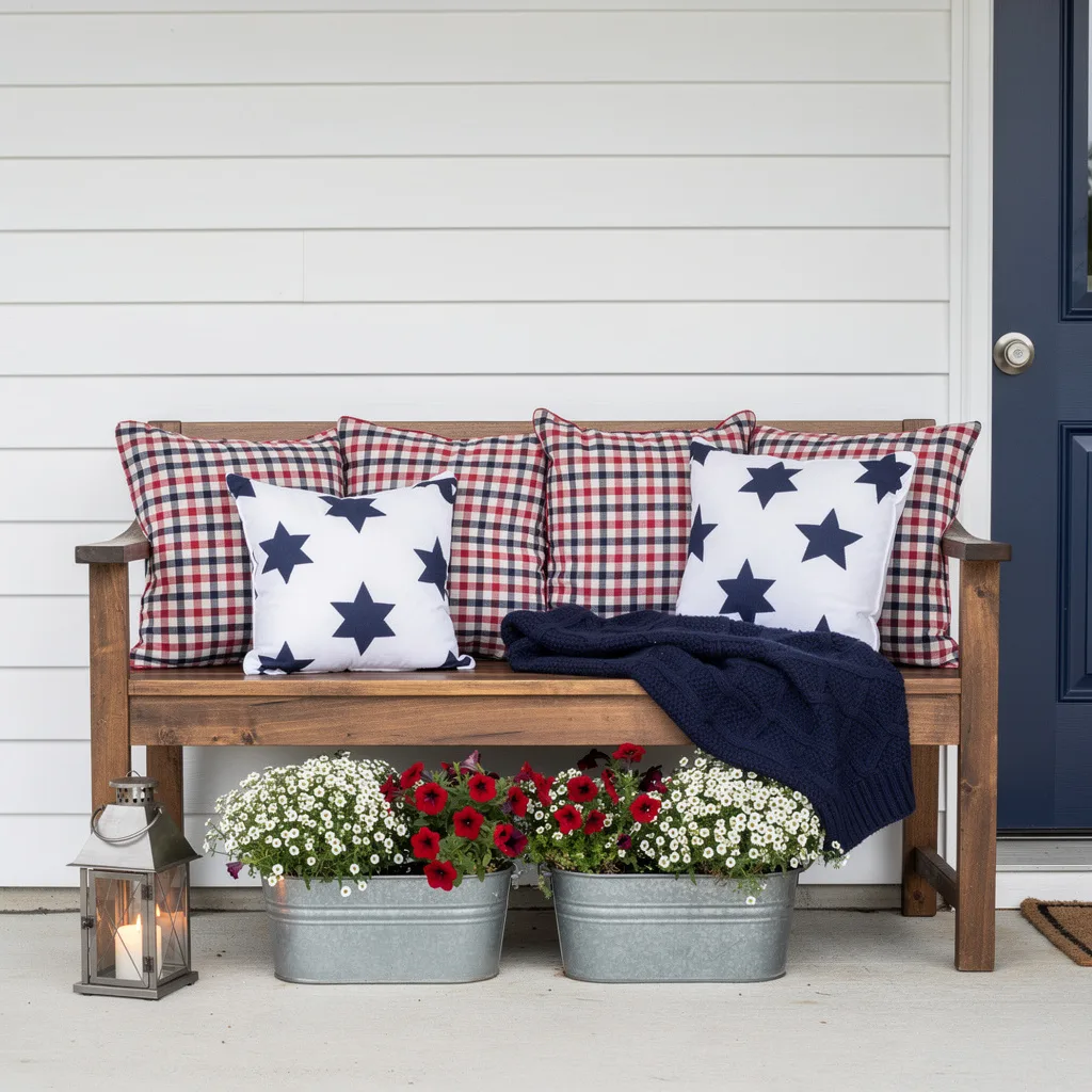 The Farmhouse Bench Vignette
