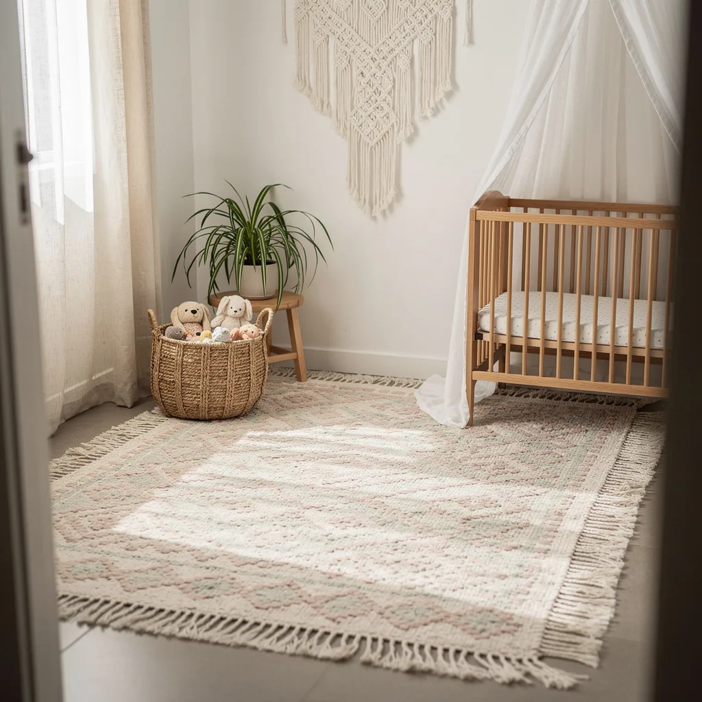 Soft Pastel Nursery Rug