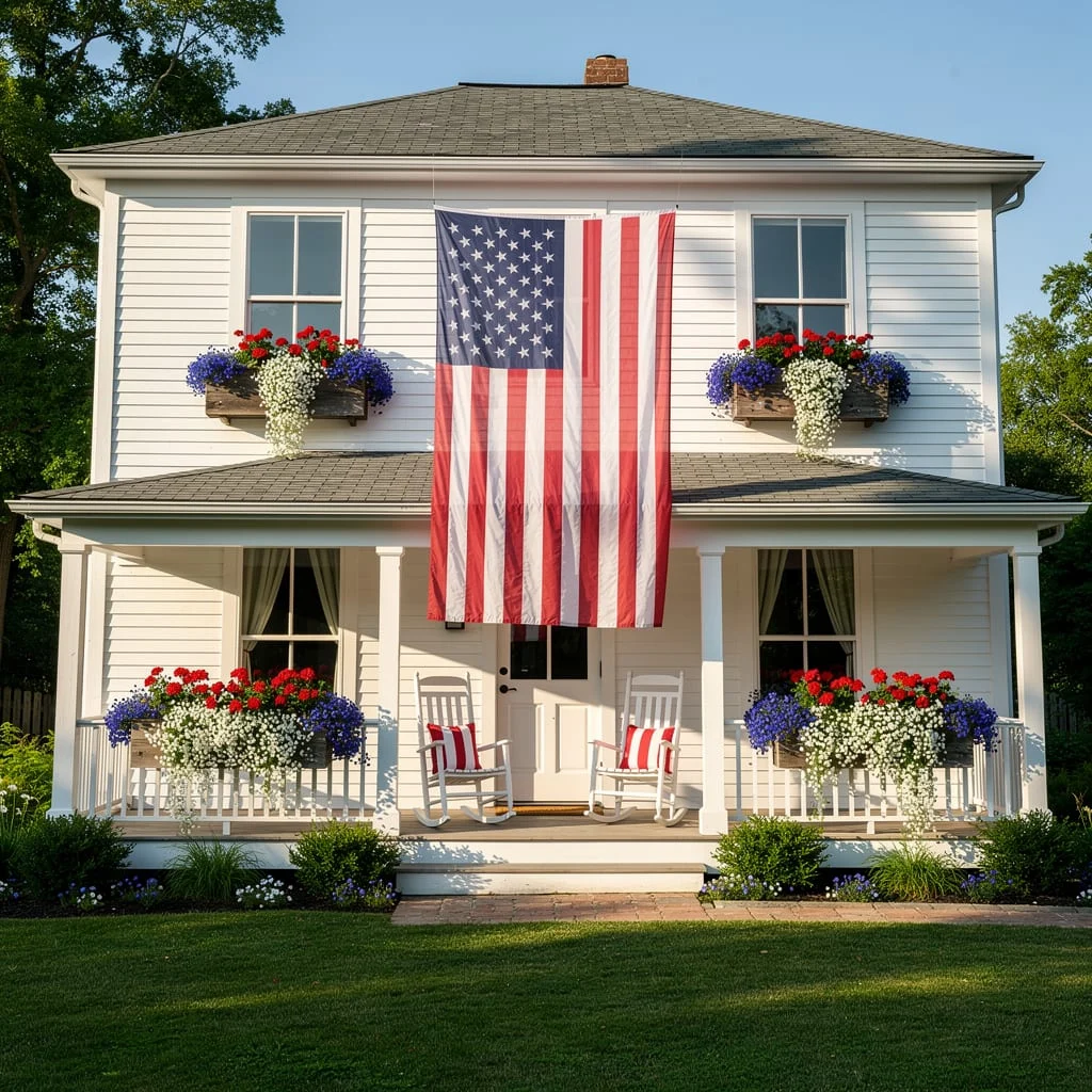 Full House Flag and Window Boxes