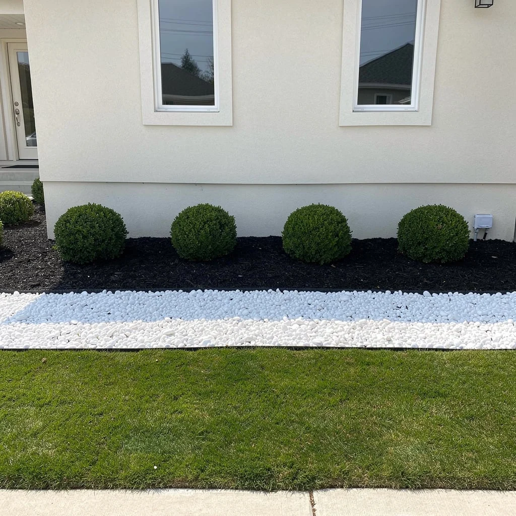 Curved Limestone Block Island Bed