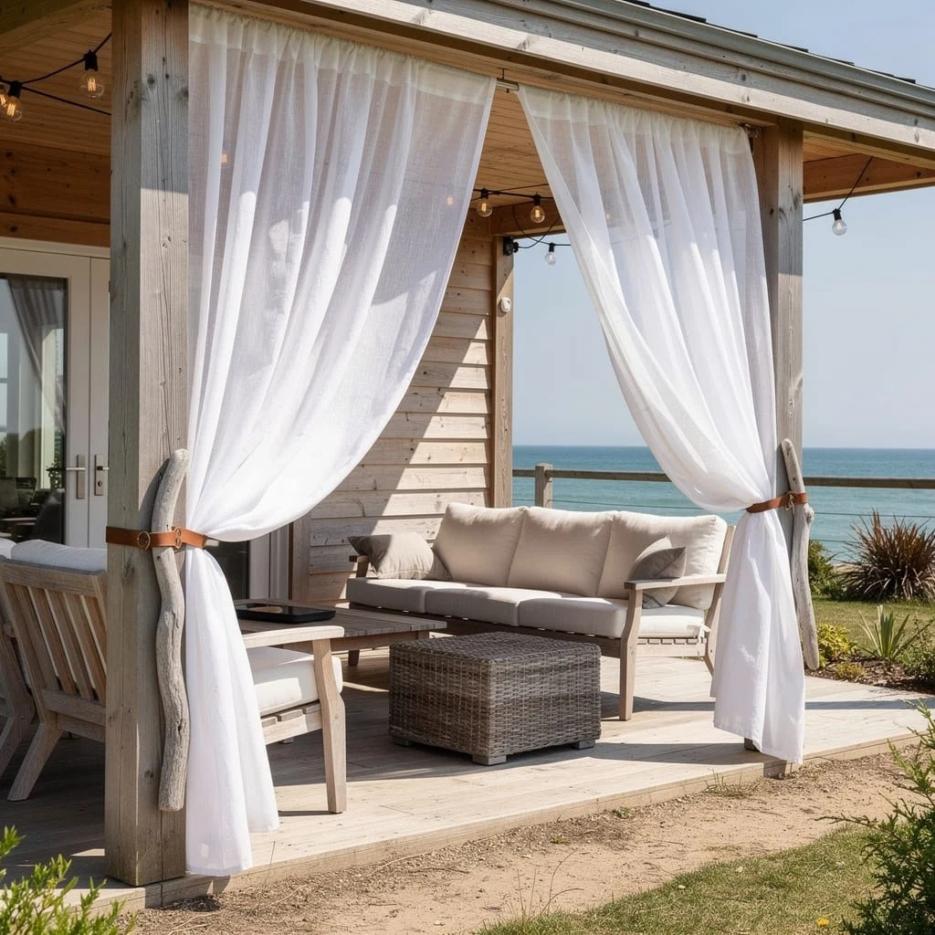 White Sheer Coastal Deck