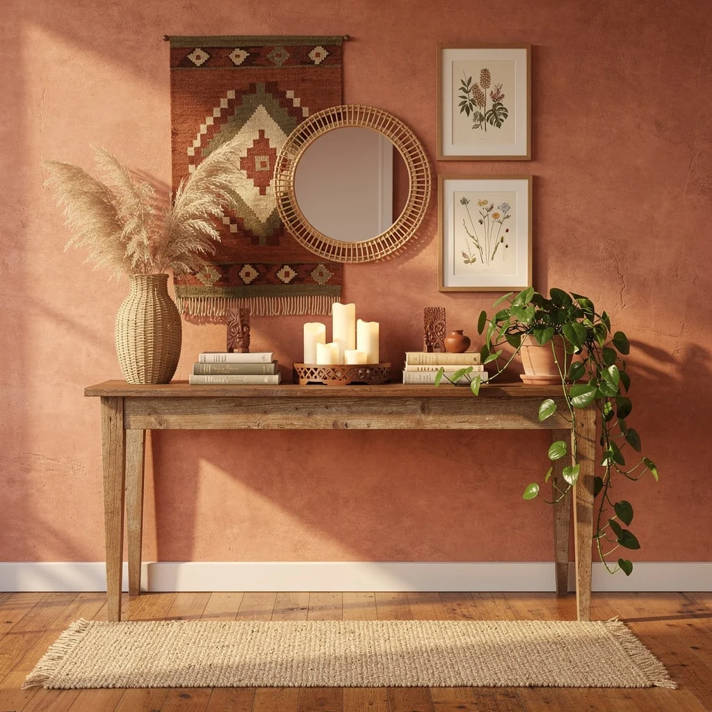 The Terracotta Console Hallway