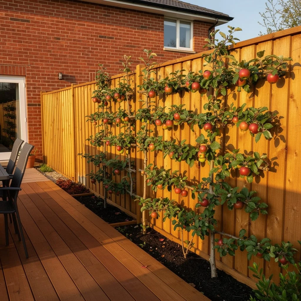 The Espalier Apple Tree Fence Along the Deck That Earns Its Place and Feeds You