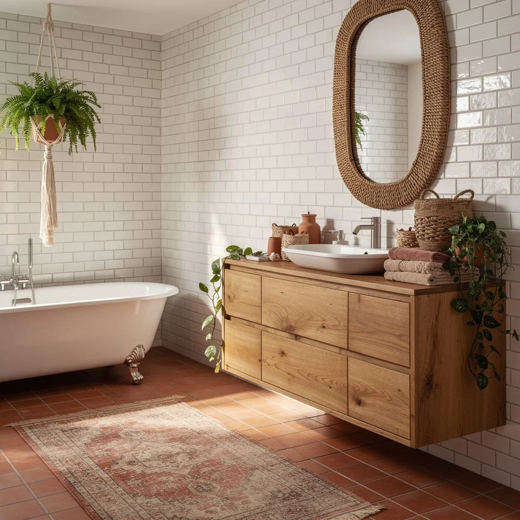The Boho Bathroom