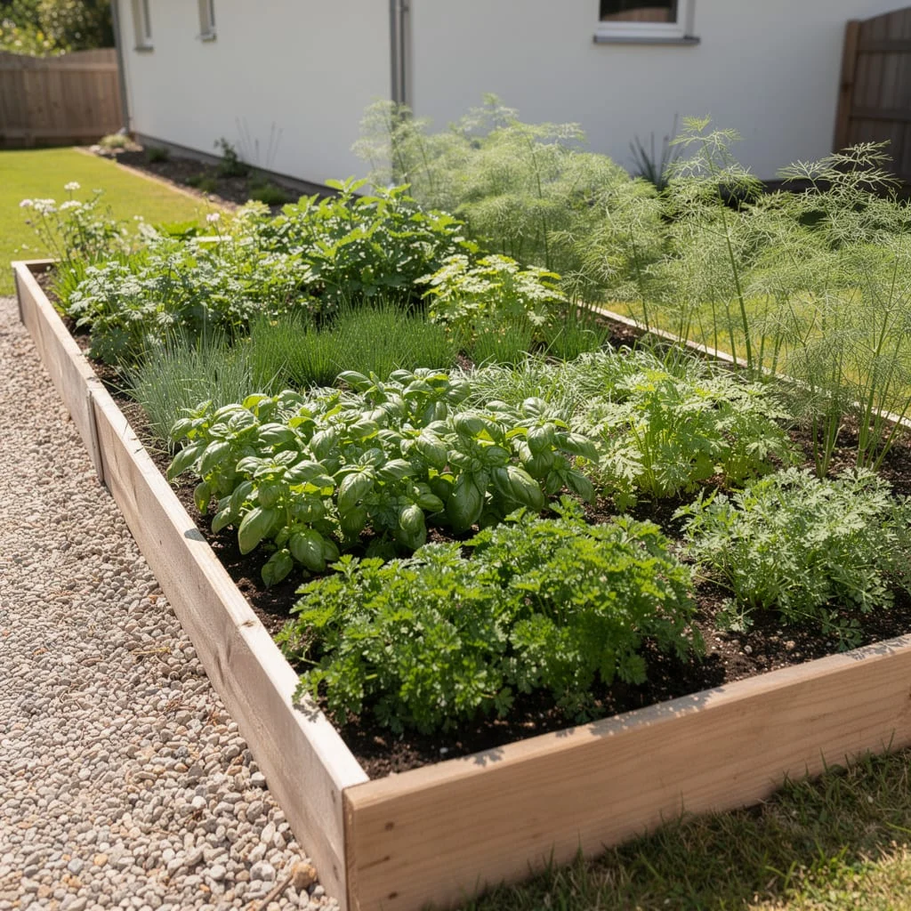 Cedar Raised Bed, Properly Scaled