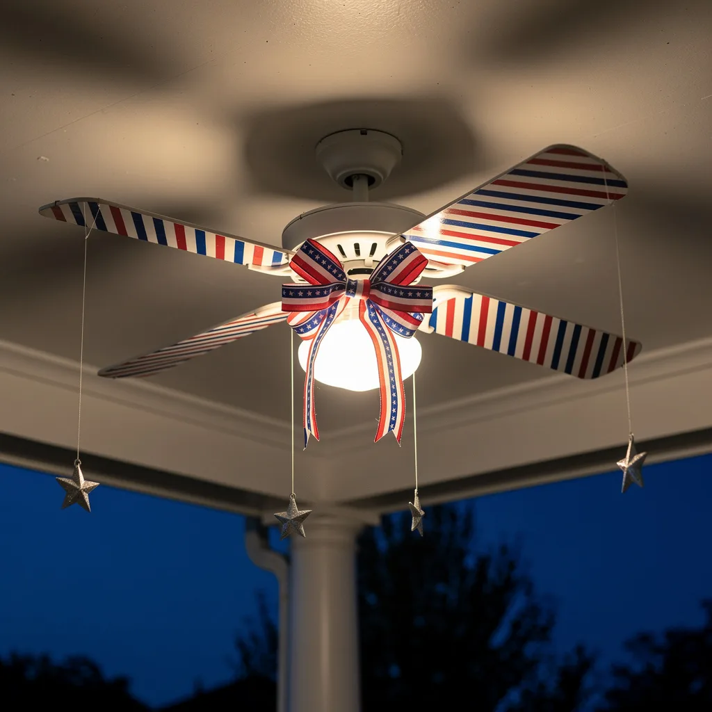 The Patriotic Ceiling Fan