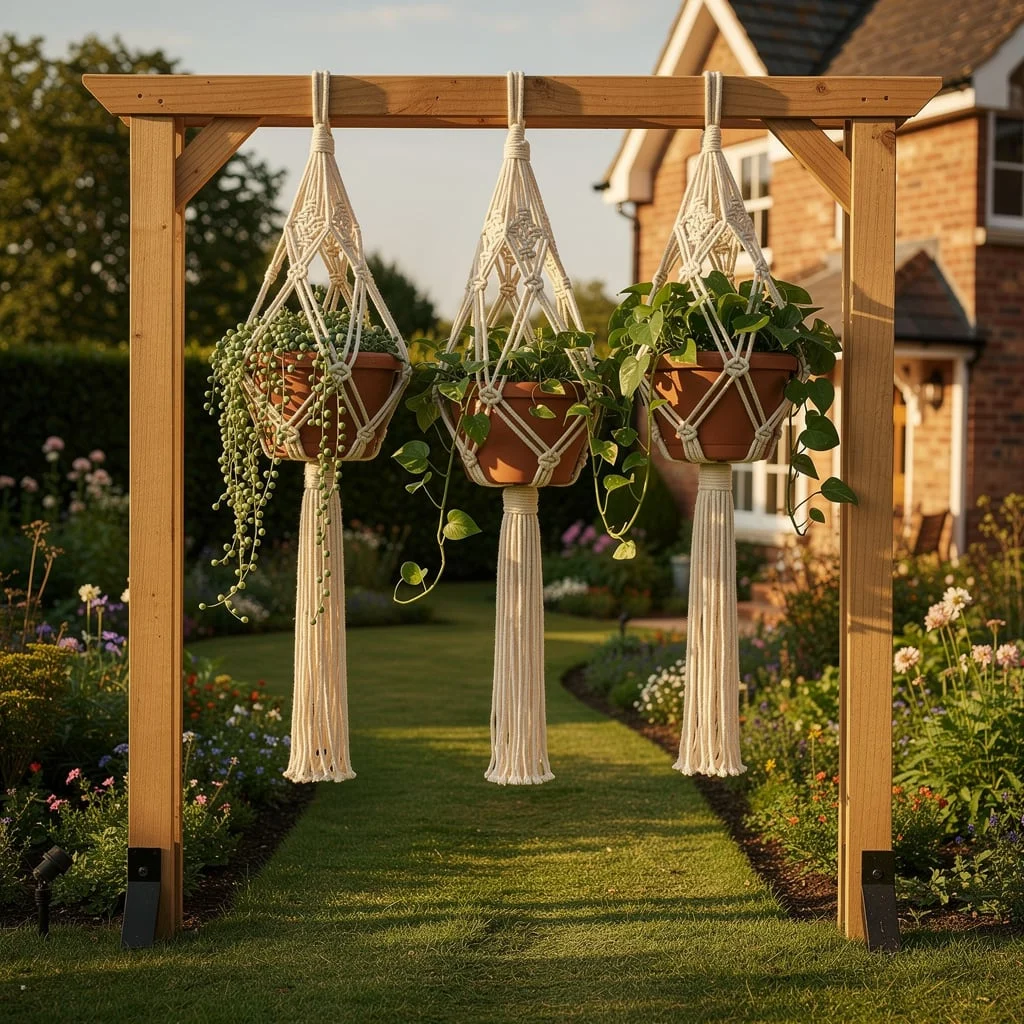 The Macramé Arch Display