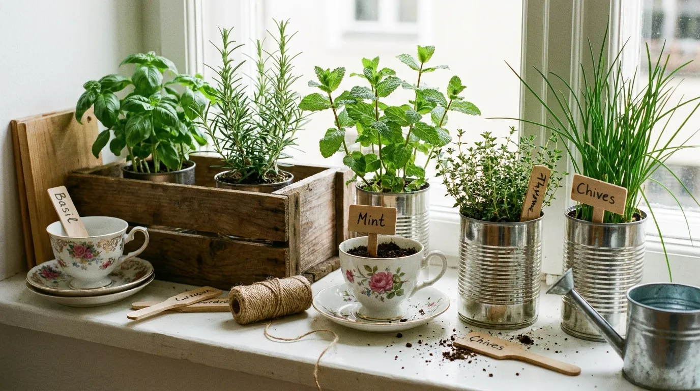 DIY Herb Garden Ideas That Actually Cost Less Than Buying Herbs Every Week