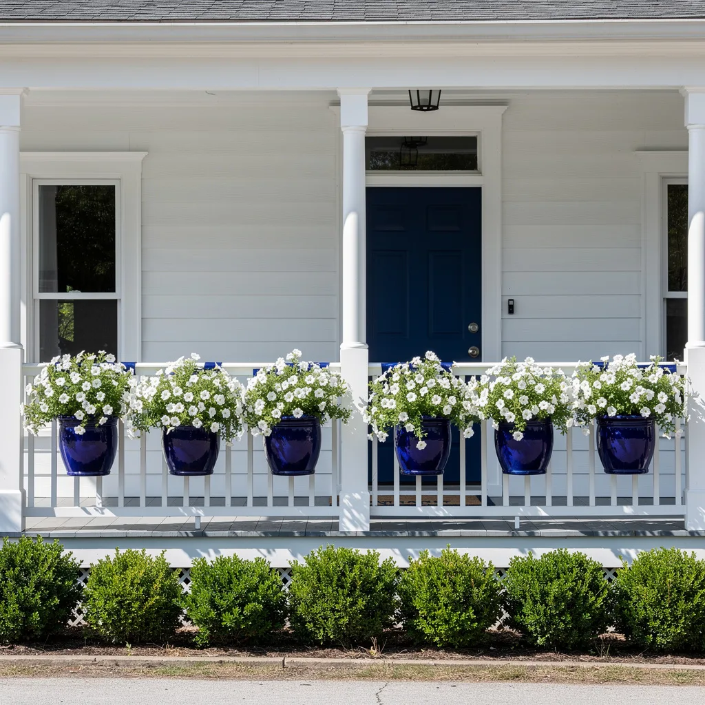 Cobalt Blue Railing Line