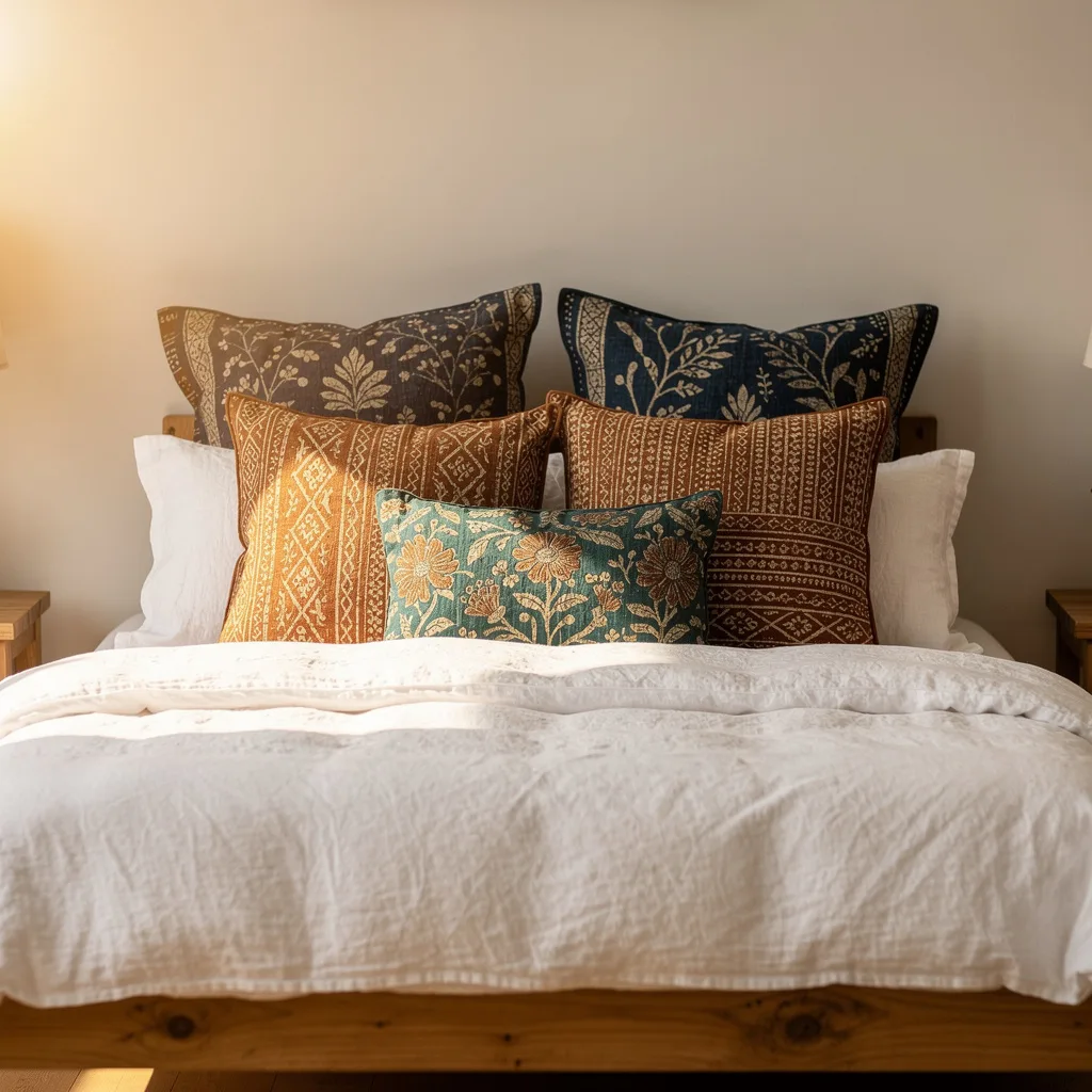 The Block Print Layers Bed
