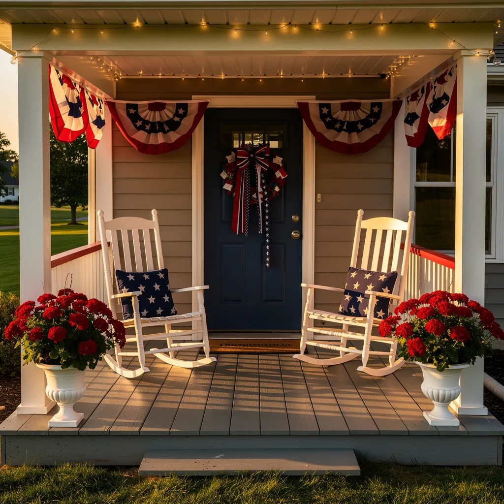 The Full Bunting Porch