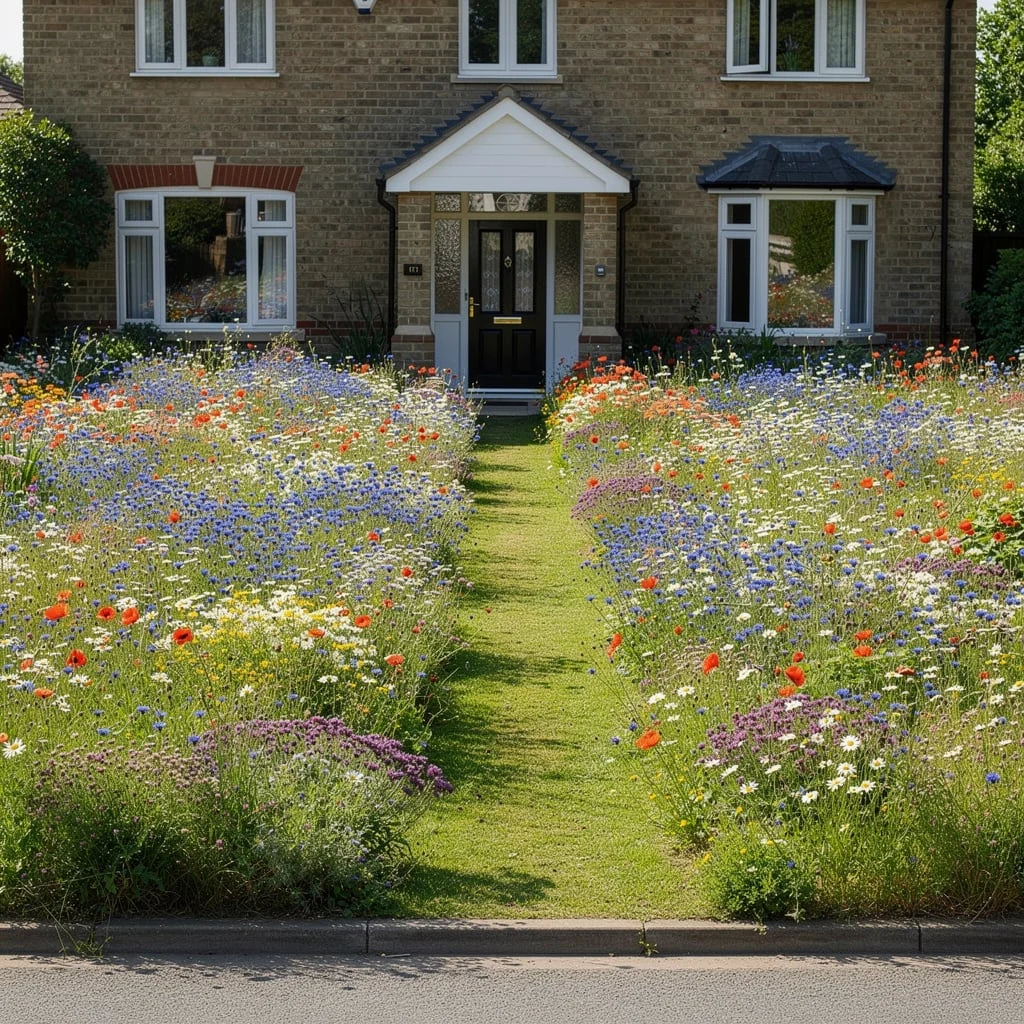 The Wildflower Meadow with Mown Grass Path