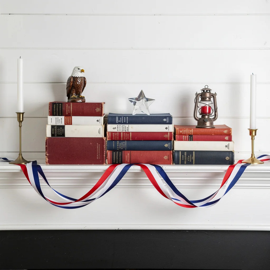 Vintage Books and a Ribbon Wave