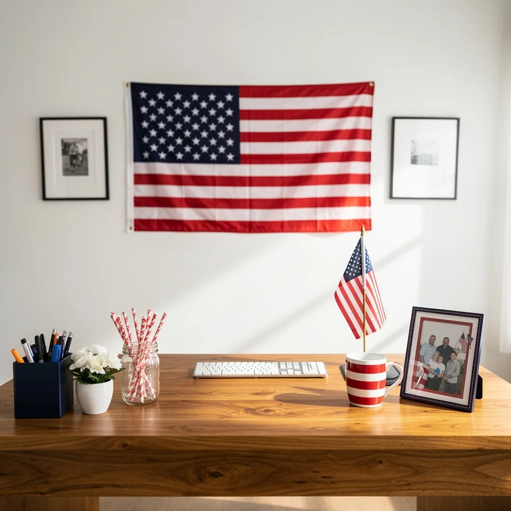 Home Office Flag Wall