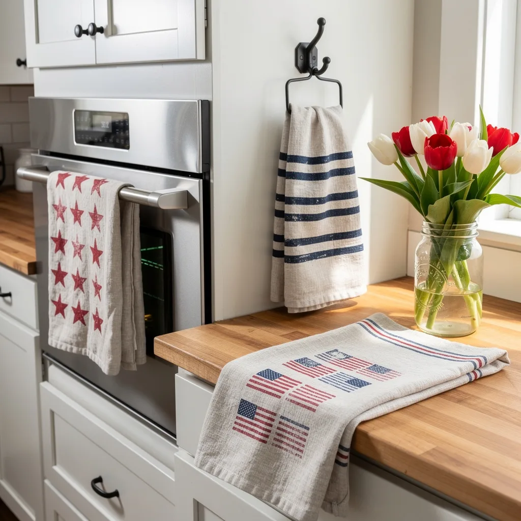 Patriotic Kitchen Towels